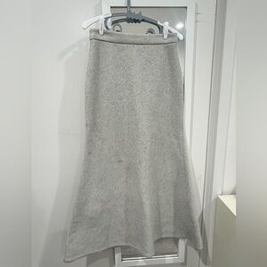 Chic Women's A-Line Skirt in Gray